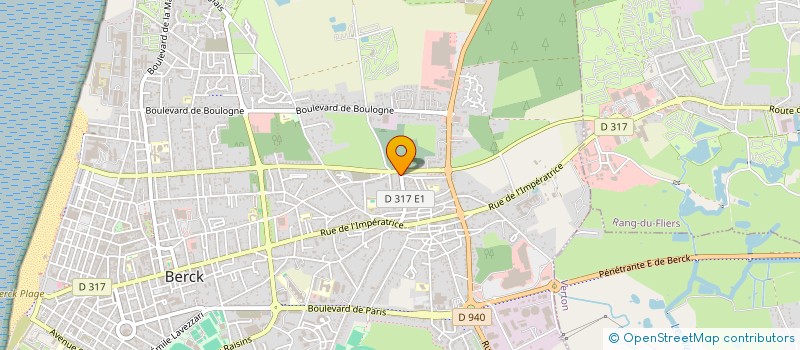 localisation de l'entreprise LA GRIGNOTE à BERCK