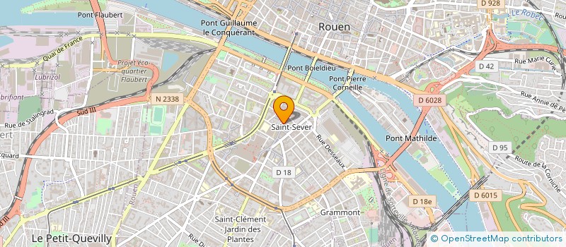 localisation de l'entreprise LA GRIGNOTERIE à ROUEN