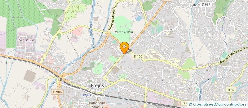 localisation de l'entreprise LA GRIGNOTERIE DES AMIS à FREJUS