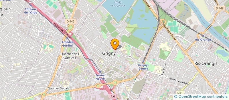 localisation de l'entreprise LA GRIGNOTINE DE GRIGNY à GRIGNY