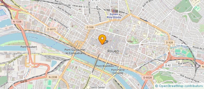localisation de l'entreprise LA GRIGNOTINE DE L'HORLOGE à ROUEN