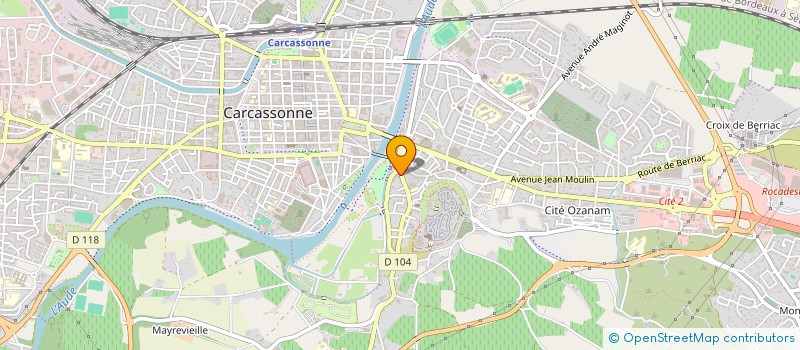 localisation de l'entreprise LA GRIGNOTTE à CARCASSONNE