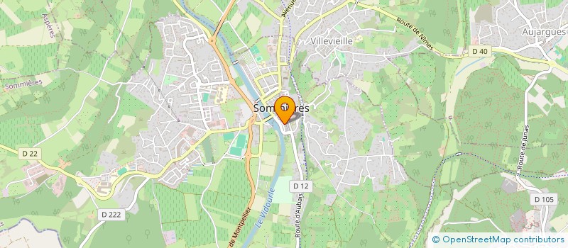 localisation de l'entreprise LA GRIGNOTTE  SOMMIERES