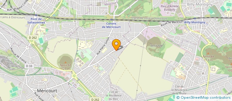 localisation de l'entreprise LA GRIGNOTTE à MERICOURT