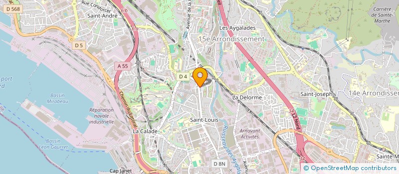 localisation de l'entreprise LA GRIGNOTTE à MARSEILLE