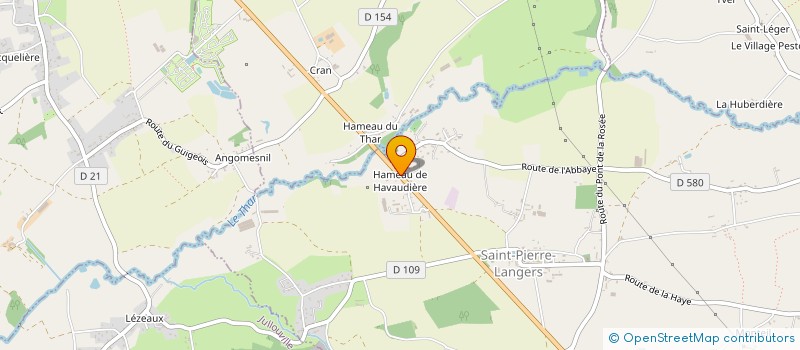 localisation de l'entreprise LA GRILLADE à SAINT-PIERRE-LANGERS