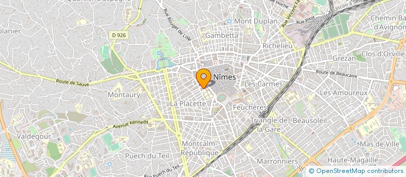 localisation de l'entreprise LA GRILLADE  NIMES