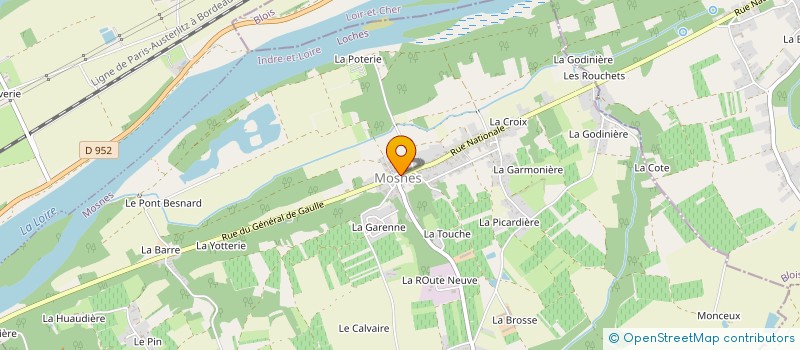 localisation de l'entreprise LA GRILLADE ANTERLEC à MONTREUIL-EN-TOURAINE