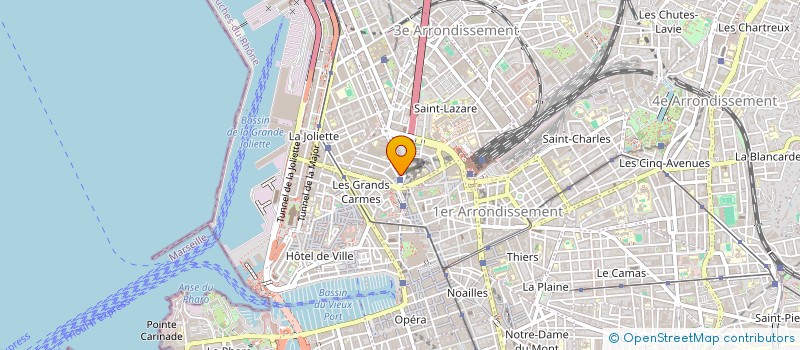 localisation de l'entreprise LA GRILLADE DE LA PLACE à MARSEILLE