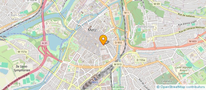 localisation de l'entreprise LA GRILLADE METZ  METZ