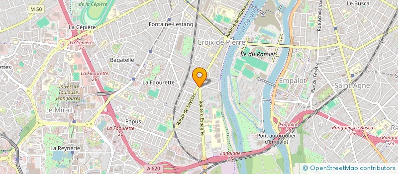localisation de l'entreprise LA GRILLADELLE  TOULOUSE