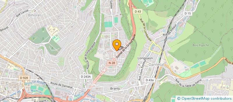 localisation de l'entreprise LA GRILLADERIE DES O à ROUEN