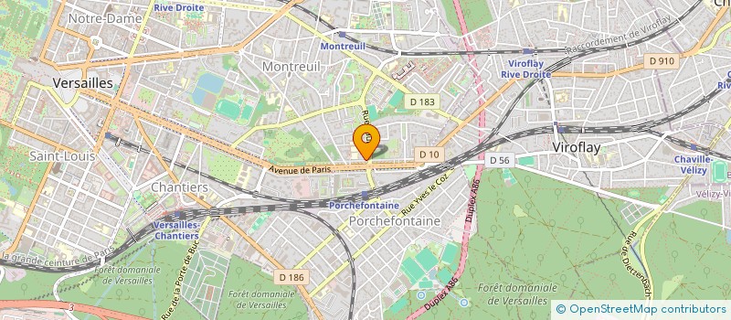 localisation de l'entreprise LA GRILLE à VERSAILLES