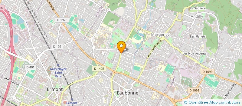 localisation de l'entreprise LA GRILLE DOREE à EAUBONNE