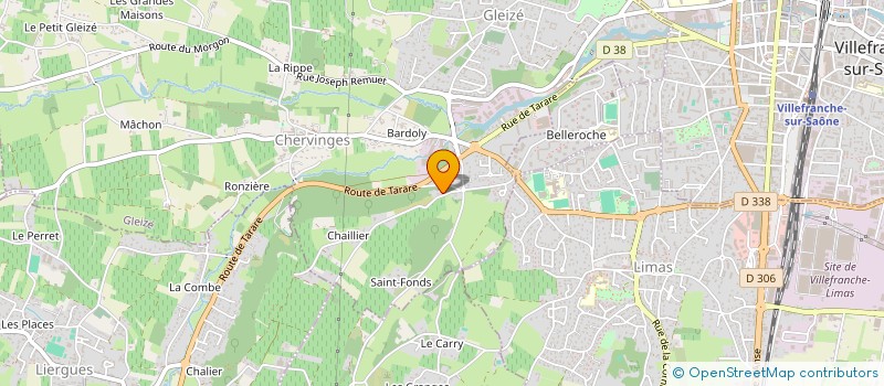 localisation de l'entreprise LA GRIMAUDOISE  GLEIZE