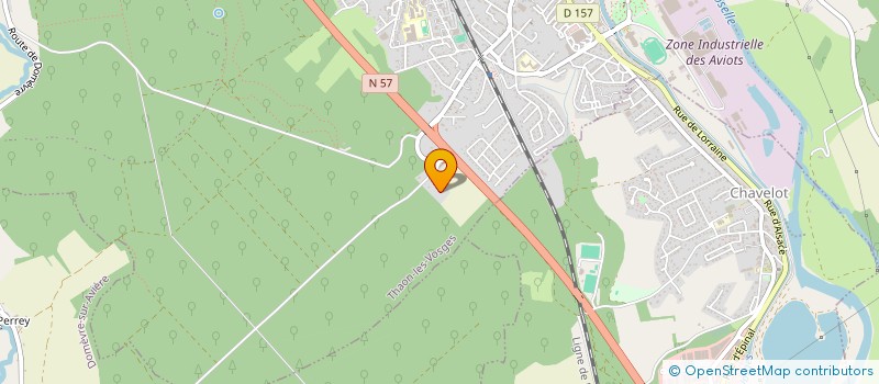 localisation de l'entreprise LA GRIMOULE  THAON-LES-VOSGES