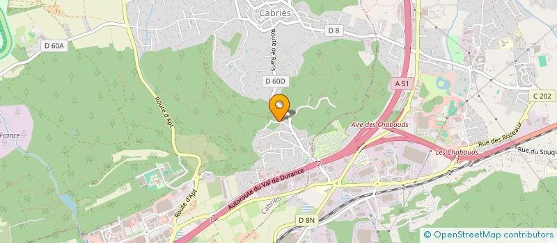 localisation de l'entreprise LA GRINE DES ECRINS  CABRIES