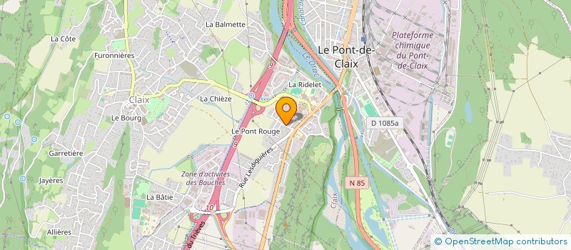 localisation de l'entreprise LA GRINTA  CLAIX