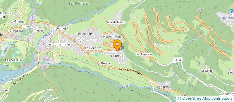 localisation de l'entreprise LA GRINTA'TITUDE  SEEZ