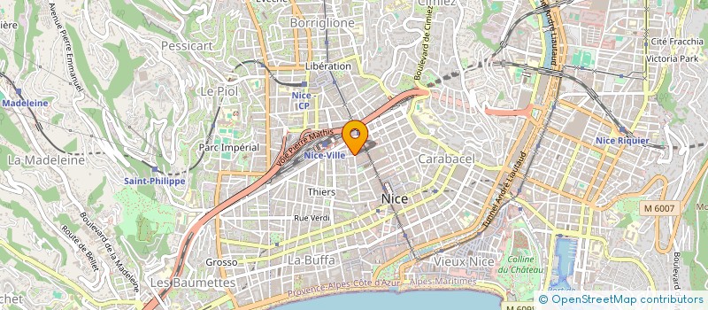 localisation de l'entreprise LA GRIOTTE à NICE