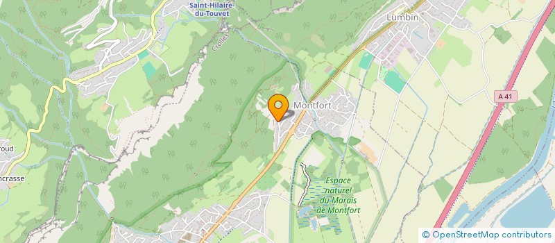 localisation de l'entreprise LA GRIVE  CROLLES