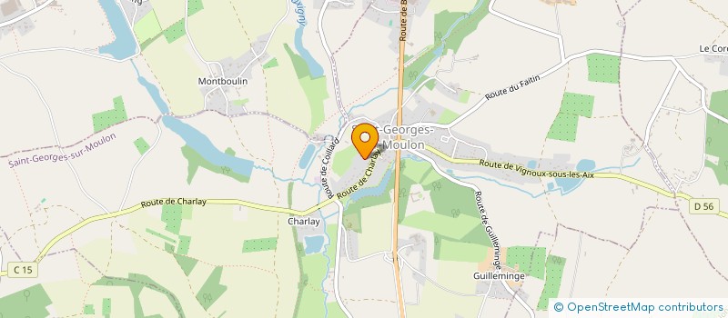 localisation de l'entreprise LA GRIVE  SAINT-GEORGES-SUR-MOULON