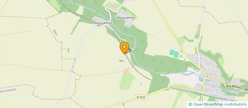 localisation de l'entreprise LA GRIVETTE  BETZ