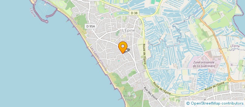 localisation de l'entreprise LA GROMARDIERE à L'EPINE