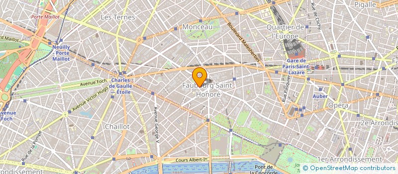 localisation de l'entreprise LA GROSLIERE à PARIS