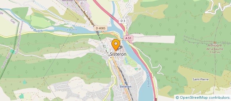 localisation de l'entreprise LA GROSSE BOULE SISTERONAISE à SISTERON