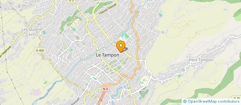 localisation de l'entreprise LA GROSSE CHOSE TERRASSEMENT à LE TAMPON