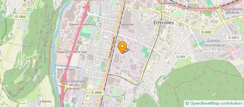 localisation de l'entreprise LA GROSSE CLIQUE  GRENOBLE