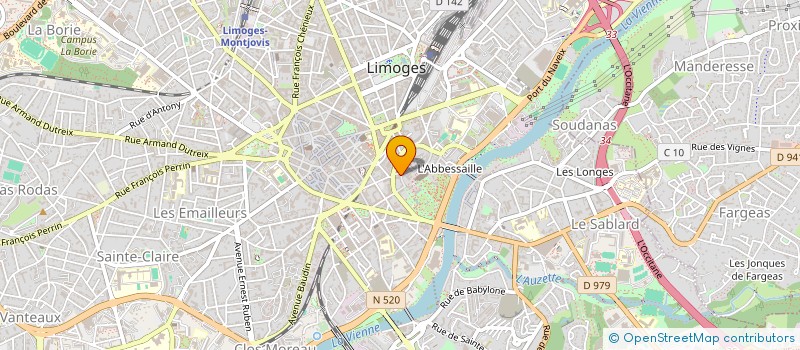 localisation de l'entreprise LA GROSSE COMPAGNIE à LIMOGES