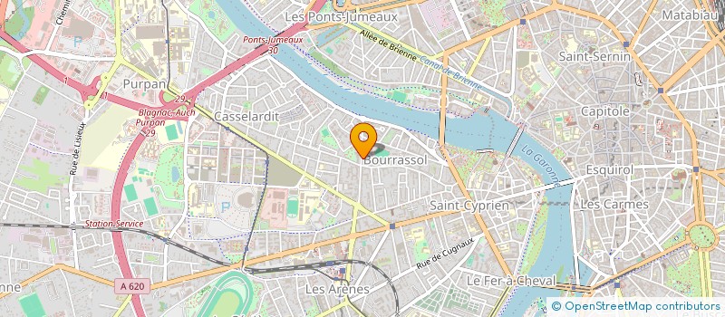 localisation de l'entreprise LA GROSSE MACHINE à TOULOUSE
