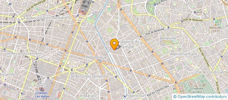 localisation de l'entreprise LA GROSSE MAREE à PARIS 10