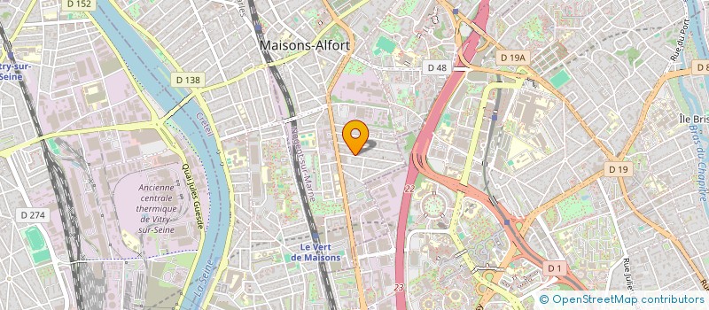 localisation de l'entreprise LA GROSSE PLATEFORME  MAISONS-ALFORT