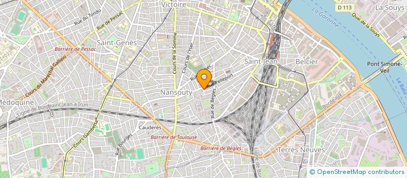 localisation de l'entreprise LA GROSSE SITUATION  BORDEAUX