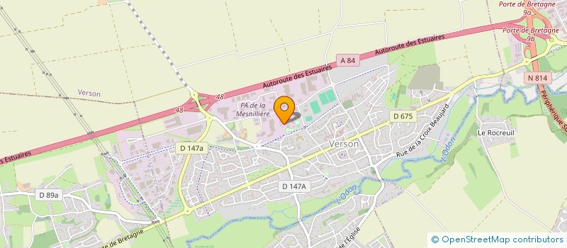 localisation de l'entreprise LA GROTTE  VERSON