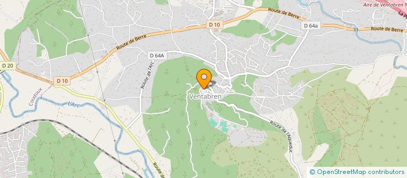 localisation de l'entreprise LA GROTTE A MUSIQUE  VENTABREN