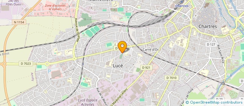 localisation de l'entreprise LA GROTTE AUX AFFAIRES à LUCE