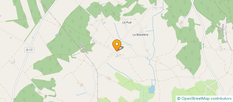 localisation de l'entreprise LA GROUAILLE  SAINTE-GEMME