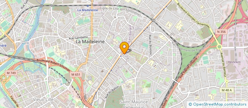 localisation de l'entreprise LA GROUETTE à CROIX