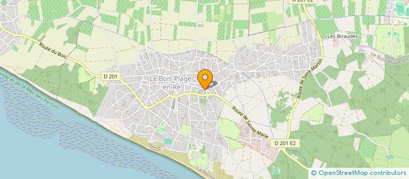 localisation de l'entreprise LA GROUILLE  LE BOIS-PLAGE-EN-RE