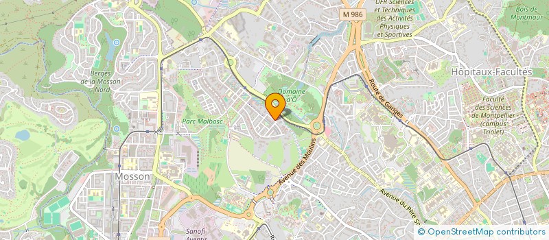localisation de l'entreprise LA GROWTH EQUIPE à MONTPELLIER