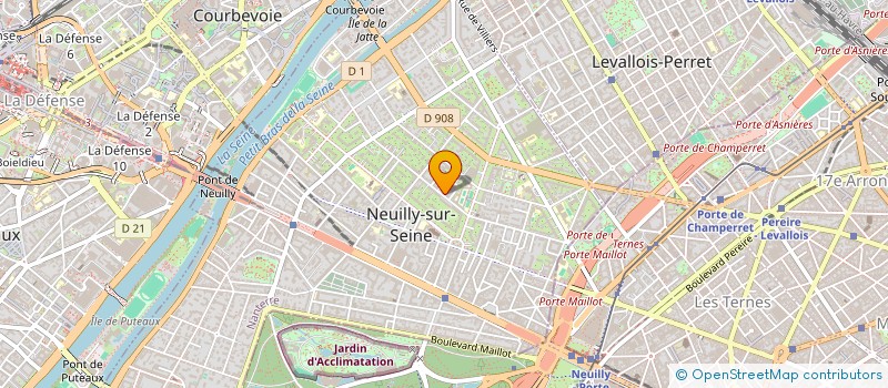 localisation de l'entreprise LA GUARDIA à NEUILLY-SUR-SEINE