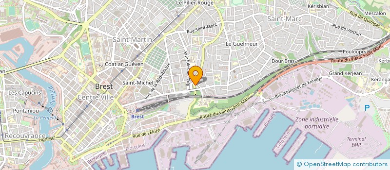 localisation de l'entreprise LA GUARIDA à BREST