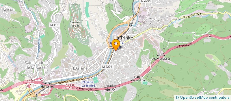 localisation de l'entreprise LA GUELLARDIERE à LA TRINITE