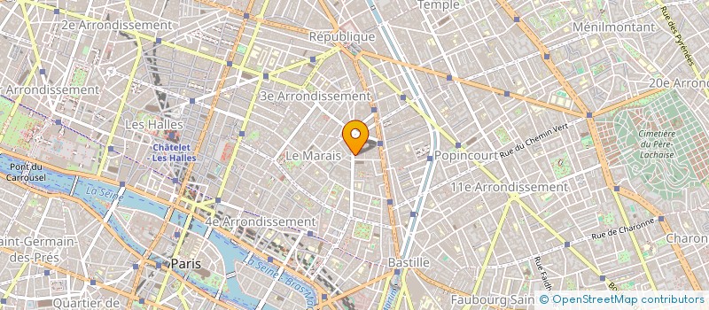 localisation de l'entreprise LA GUEOULA  PARIS