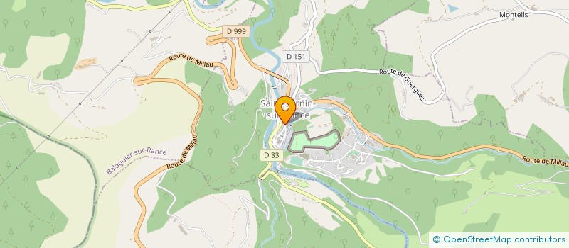 localisation de l'entreprise LA GUEPE  SAINT-SERNIN-SUR-RANCE