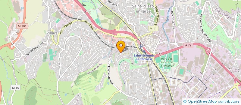 localisation de l'entreprise LA GUEPE STEPHANOISE  SAINT-ETIENNE